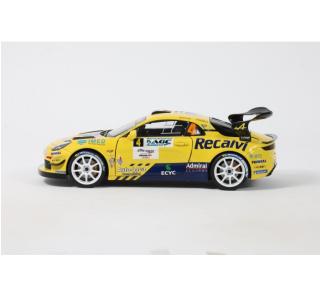 ALPINE A110 RGT+ YELLOW #4 M.FUSTER / D.FUENTES RALLYE DU MONT BLANC 2025 Solido 1:18 Metallmodell